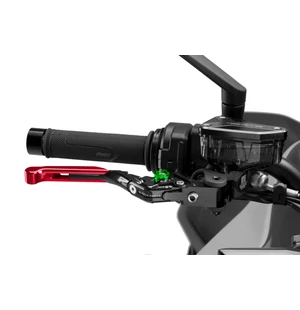 Puig Brake Lever 4.0. Black Exten/Red Selector/Green kuva