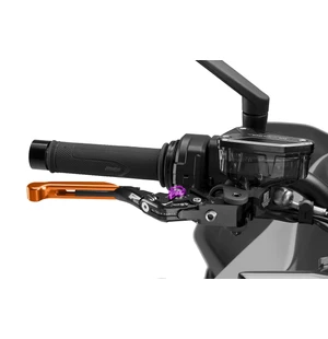 Puig Brake Lever 4.0 Black Exten/Orange Select/Purple kuva