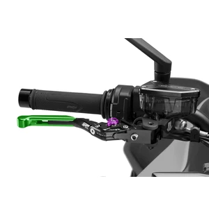 Puig Brake Lever 4.0 Black Exten/Green Selector/Purple kuva