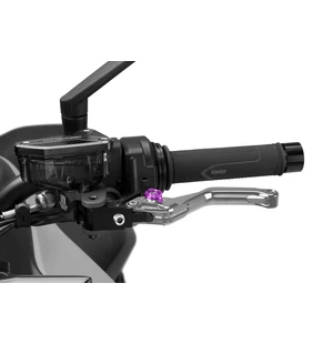 Puig Short Clutch Lever 4.0 C/Silver Selector C/Purple kuva