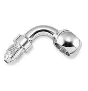 Goodridge Banjoliitin 90° (11.1mm) H-D Kromattu kuva