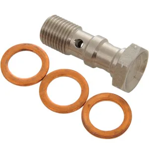 Goodridge Dubbel banjo bult 10X1.00mm (Brembo) m.tätning S image