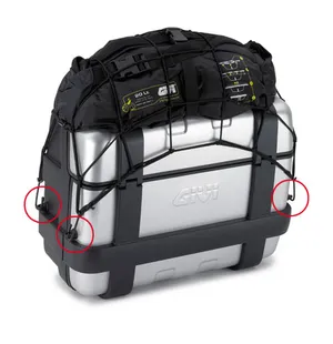 Givi Four rings kit for T10N elastic net anchor kuva