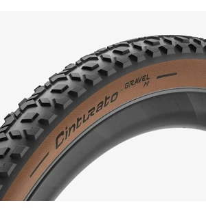 Däck 28" PIRELLI Cinturato GRAVEL M Classic. TLR. Tanwall svart/brun, 40-622 image
