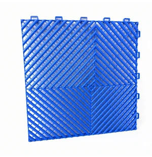 TMV Garage Floortiles 400x400x18 - Blue (20pcs) kuva
