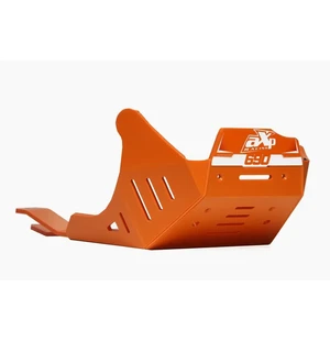 AXP Adventure Skid Plate HDPE 8mm Orange KTM 690 ENDURO R / 690SMC R 09-25 kuva