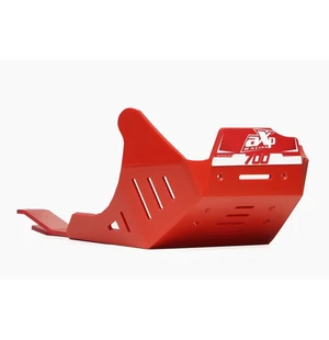 AXP Adventure Skid Plate HDPE 8mm Red Gas-Gas ES700/SM700 21-25 kuva
