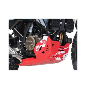 AXP Adventure Skid Plate HDPE 8mm Red Rieju Aventura Rally 307 25- kuva