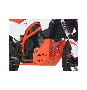 AXP Adventure Skid Plate HDPE 8mm Orange KTM 125 ENDURO R / SMC R 25- kuva