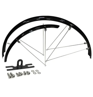 Lokasuojapari 28" CAVO aisallinen kiinnikkeet musta 45mm kuva