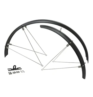 Lokasuojapari 28" CAVO aisallinen kiinnikkeet mattamusta 50mm kuva
