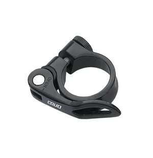 Sadelstolpsklamma CAVO. QR alu/svart 31.8mm image