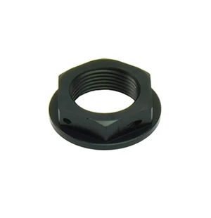 Scar Steering Stem Nut - SX/F/EXC/F 03-.. GG/HVA All - Black kuva