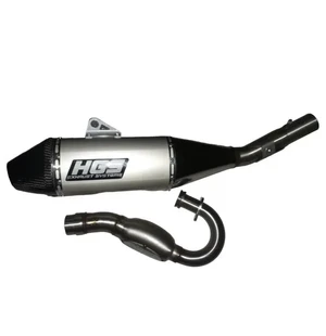 HGS Täysputkisto 4T CRF250R 25-.. Carbon Grey kuva