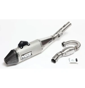 HGS Täysputkisto 4T Triumph TF250X 24-.. Carbon end cap kuva