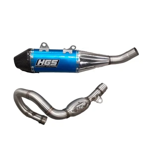 HGS Täysputkisto 4T new design KTM250SX-F 23-.. Sininen-Carbpn kuva