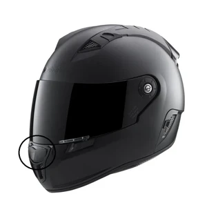 Schuberth Ventilationsknapp haka mattsvart SR2 SR1 image