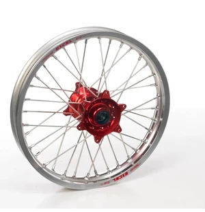 Haan wheel CR 125/250-CRF 250/450 95-.. 21-1,60 SILVER RIM/RED HUB kuva