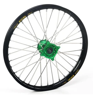 Haan Wheels Front KX250F 21- KX450 19- 21-1,60 BK Rim Green Hub kuva
