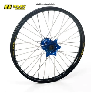 Haan wheel YZF 250/450 14-.. 21-1,60 BLUE HUB A60 RIM BK/BK kuva