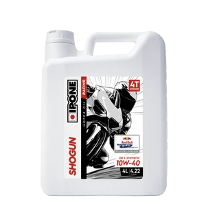<div>SHOGUN är en 100% syntetisk 4-takts motorolja som uteslutande består av högkvalitativa polyalfaolefiner (PAO), estrar och tillsatser.</div><div><br></div><div>DEN ULTIMATA PRESTANDAN</div><div>Den mest avancerade, högpresterande motoroljan.</div><div kuva