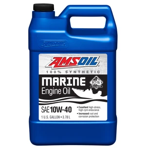 Amsoil 10W-40 Formula 4-Stroke® Marine Synthetic Oil 3.78L kuva