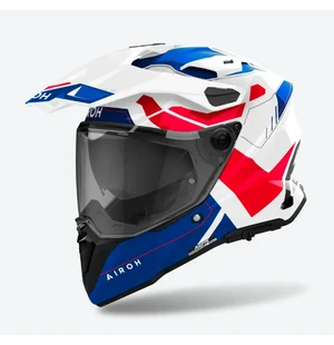 Airoh Hjälm Commander 2 Reveal Blå/Röd Gloss image