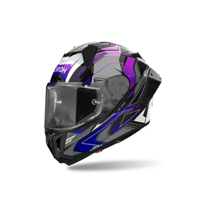 Airoh Hjälm GP 800 Must Blå glansig image