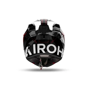 Airoh Hjälm GP 800 Must Röd glansig image