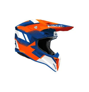 Airoh Hjälm Wraaap Vision Orange/Blå glansig image