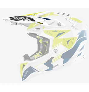 Airoh Aviator 3 Peak Spin Yellow/Blue Gloss kuva