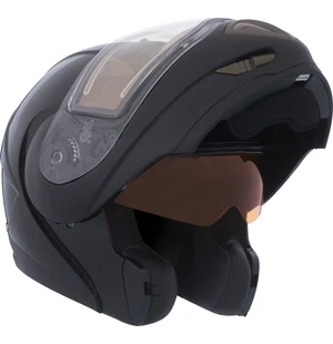 CKX Hjälm TRANZ E med elektrisk visir Matt svart image