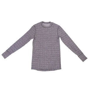 SVALA Merino Design O-neck Paita Jacquard musta/valkoinen kuva
