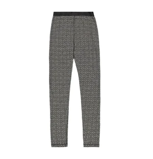 SVALA Merino Design Housut Jacquard musta/valkoinen kuva