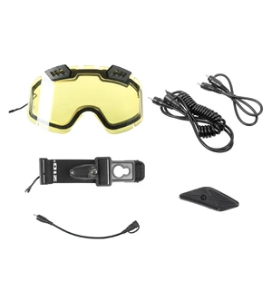 CKX Sähkö Upgrade kit Ajolasit 210° Airflow keltainen kuva