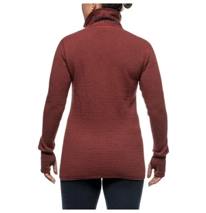 Woolpower Full zip 400 Merino Mid layer Takki punainen kuva