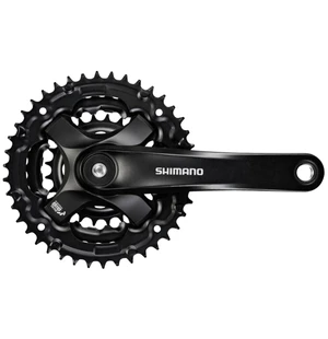 Kampipari SHIMANO FC-M501 22/32/42 170mm alu syvyys 5mm musta kuva