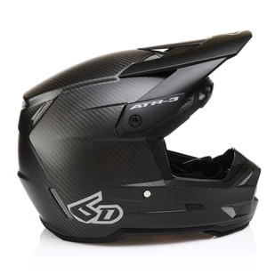 6D Helmet ATR-3 Solid Matte Black FIM image