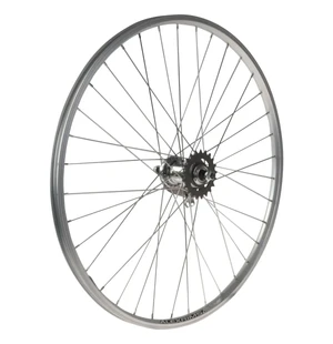 Takapyörä 20" 20-406 VELOSTEEL 1v. Alex Z1000. 1-pohja. alumiini kuva