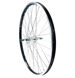 Takapyörä 24" 18-507 UNION kierre. Alex ACE 17 musta vanne kuva
