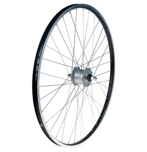 Etupyörä 28" 19-622 SHIMANO Napadynamo. Alex X2000. 2-pohja. 36r. musta kuva