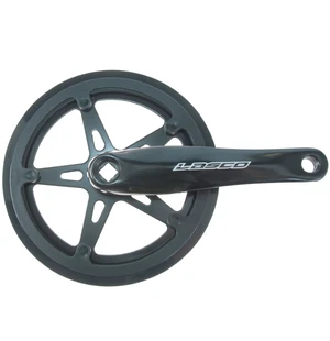 Kampipari LASCO 46/170mm alu nelikantti syvyys 0mm ketjusuojalla musta kuva