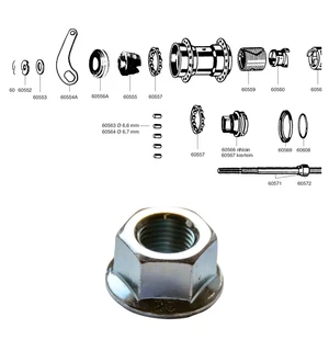 Axelmutter FAVORIT 3/8" image