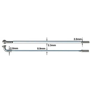 Pinna SAPIM CX-Ray 2.0/0.9x2.2/2.0 X 260mm 14G musta RST 20 kpl sis. nipat kuva