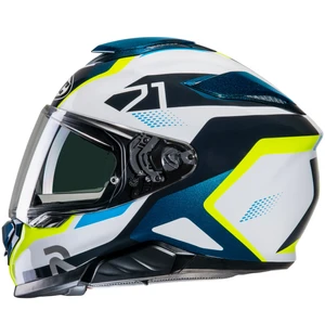 HJC Hjälm RPHA 71 Hapel Vit/Fluo Gul MC3H image