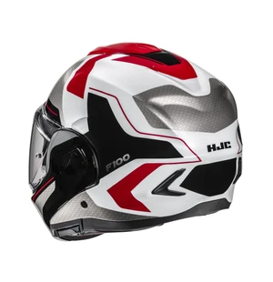 HJC Hjälm F100 Bios Svart/Vit/Röd MC1 L image