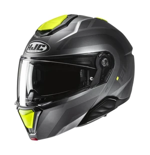 HJC Hjälm i91 Arven Grå/Fluo Gul MC3HSF image