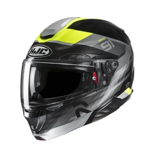 HJC Hjälm RPHA 91 Madal Svart/Fluo Gul MC3H image
