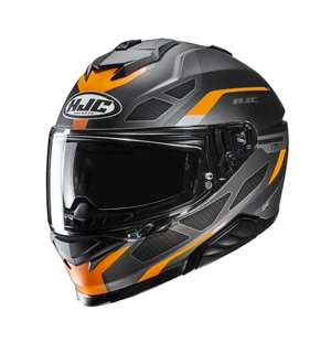 HJC Kypärä i71 Zest Musta/Oranssi MC7SF kuva