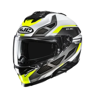 HJC Kypärä i71 Zest Harmaa/Valkoinen/Fluo Keltainen MC3H kuva
